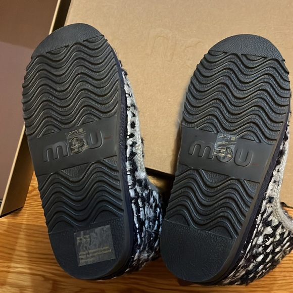 Mou Black and Cream Knitted Winter Boots - Picture 14 of 15